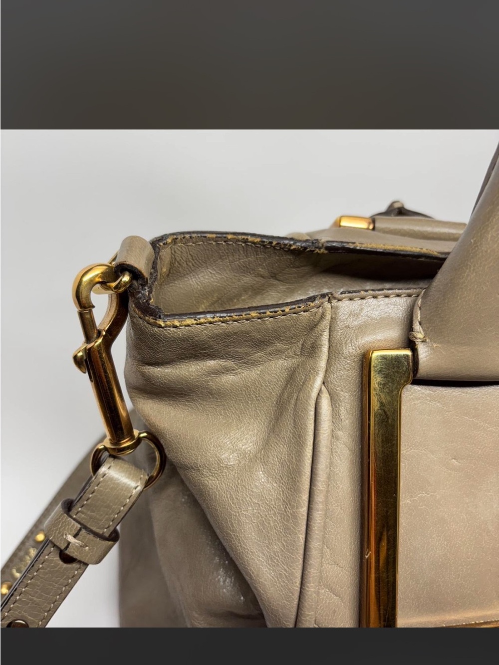 Chloe Ethel leather brown handbag - Picture 3 of 8